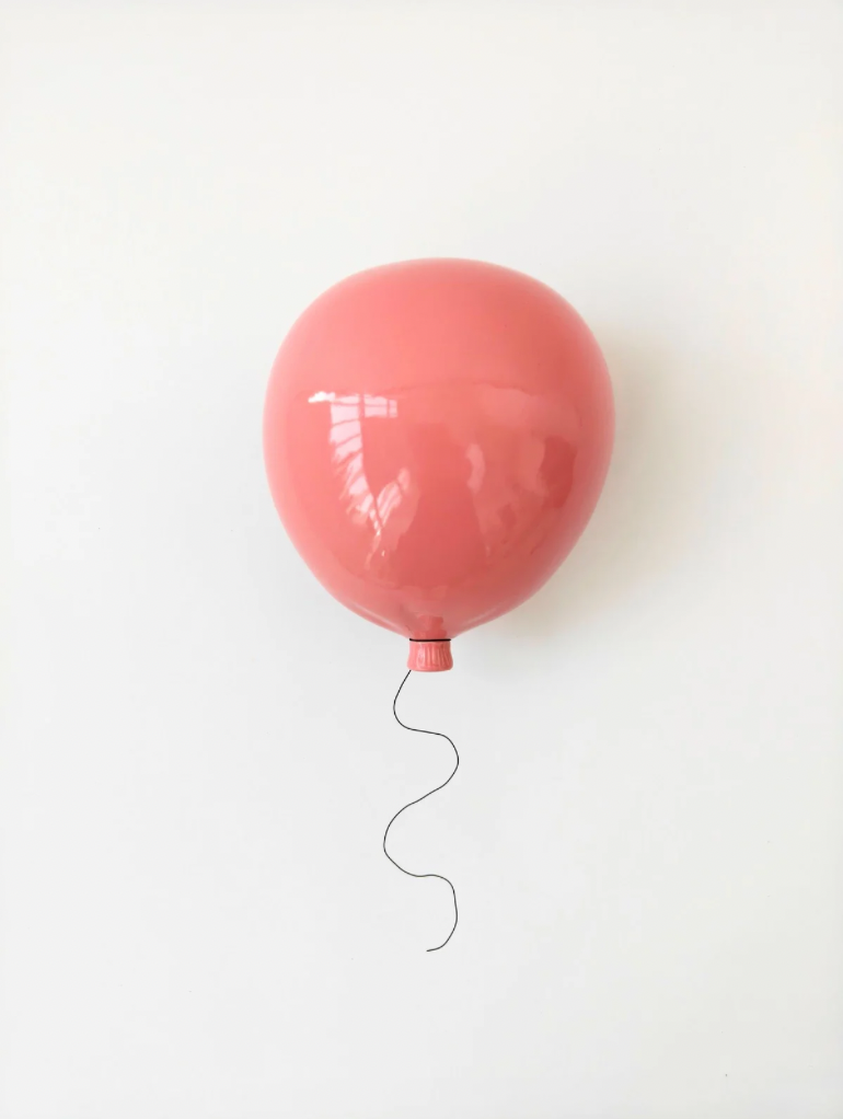 Ilmapalloveistos - pinkki